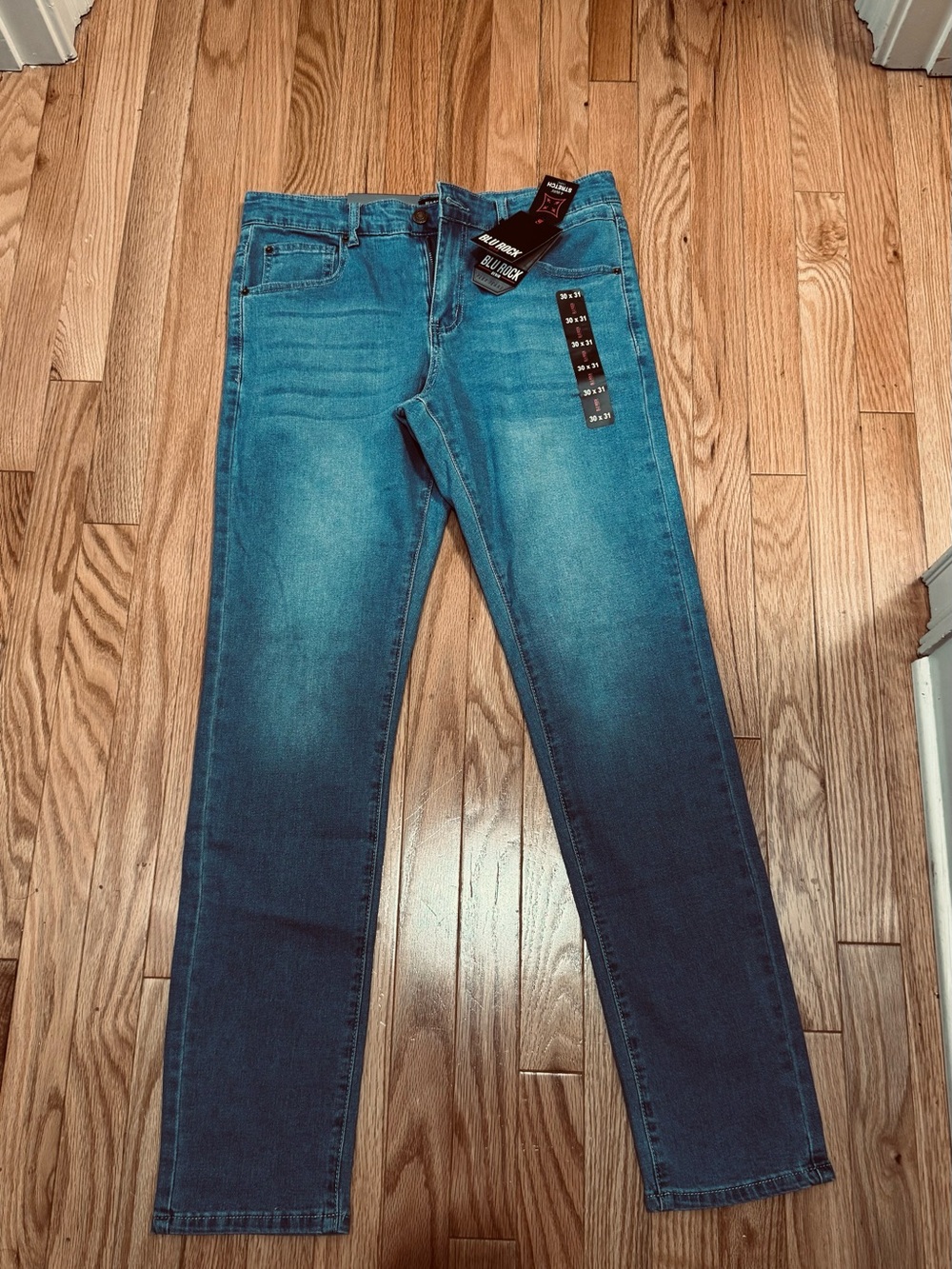 Slim Straight Men’s Jeans - Blue